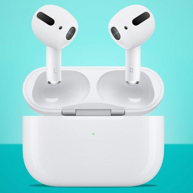 AirPods 3 và hộp sạc không dây (Ảnh: Internet).