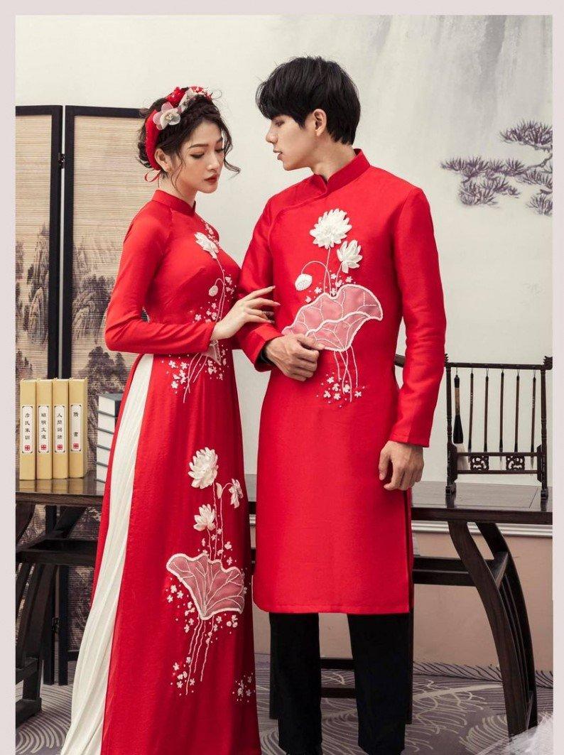Trang phục truyền thống trong ngày cưới ở Việt Nam (Nguồn: Internet)