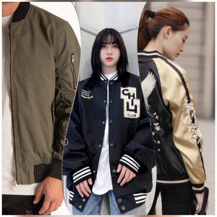 Theo thứ tự là áo bomber, varsity và souvenir (Nguồn: Internet)