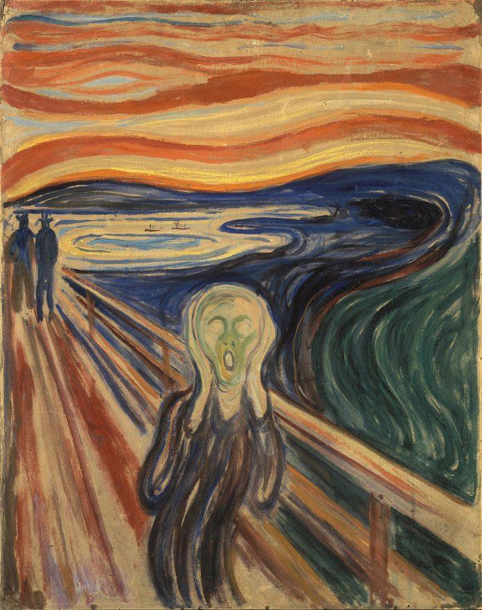 Bức ảnh Tiếng thét nổi tiếng của Edvard Munch. (Nguồn: Internet)