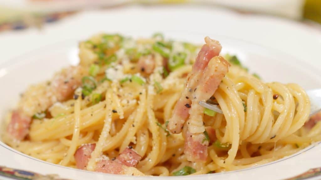 Món mì Ý Carbonara nổi tiếng khắp thế giới (Nguồn: Internet)