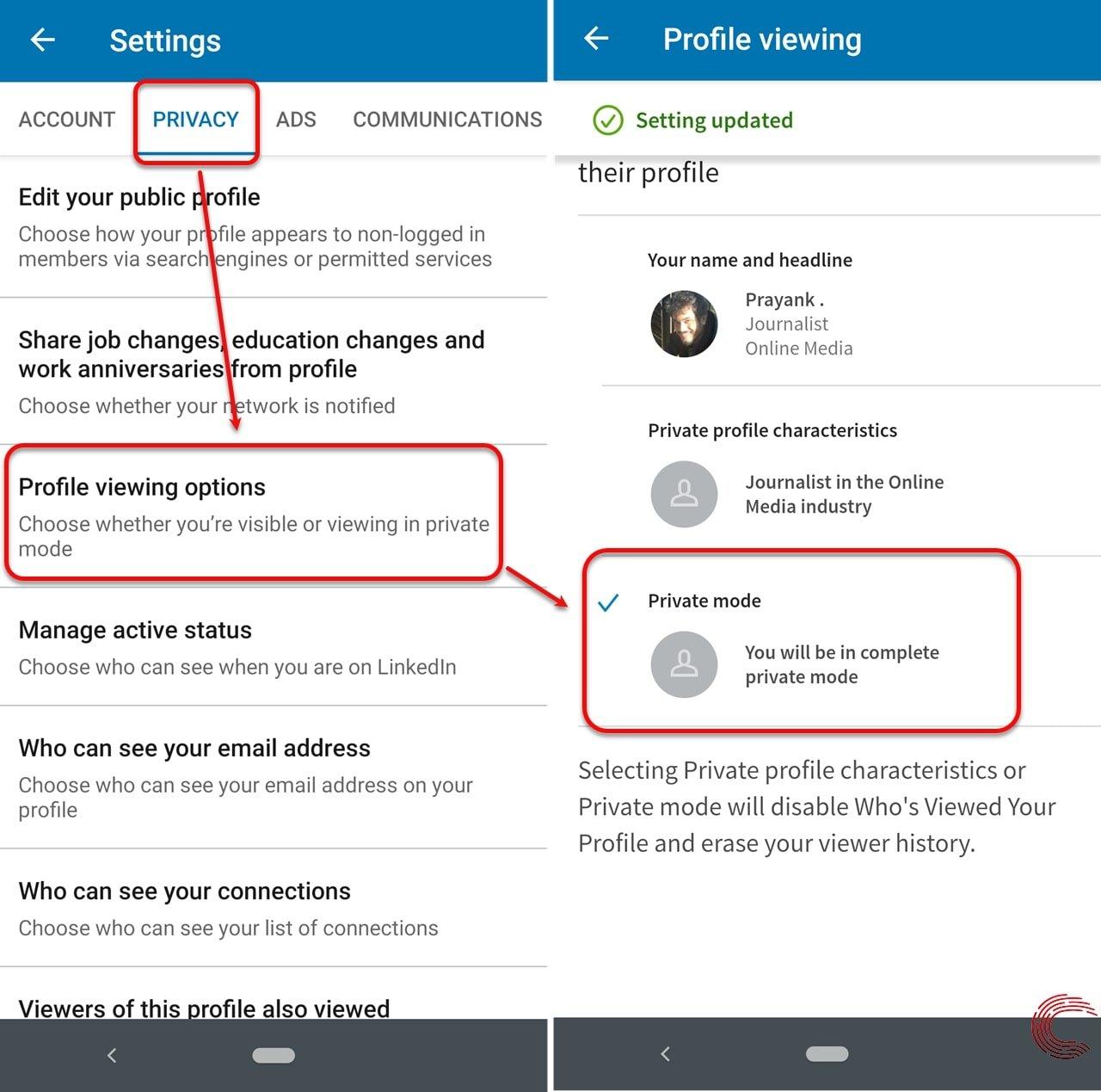 Các phiên bản mới nhất của ứng dụng cho phép bạn xem hồ sơ LinkedIn mà không cần đăng nhập (Ảnh: Internet).