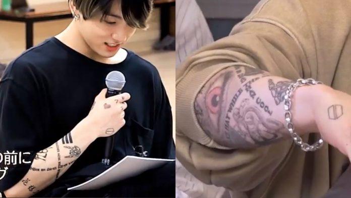 Jungkook rất thich xăm hình, fan ủng hộ cậu. (Ảnh: Internet)
