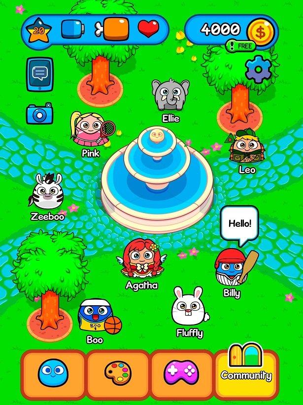 Game nuôi thú cưng My Boo trên điện thoại (Ảnh: Internet). Game nuôi thú cưng My Boo trên điện thoại (Ảnh: Internet).