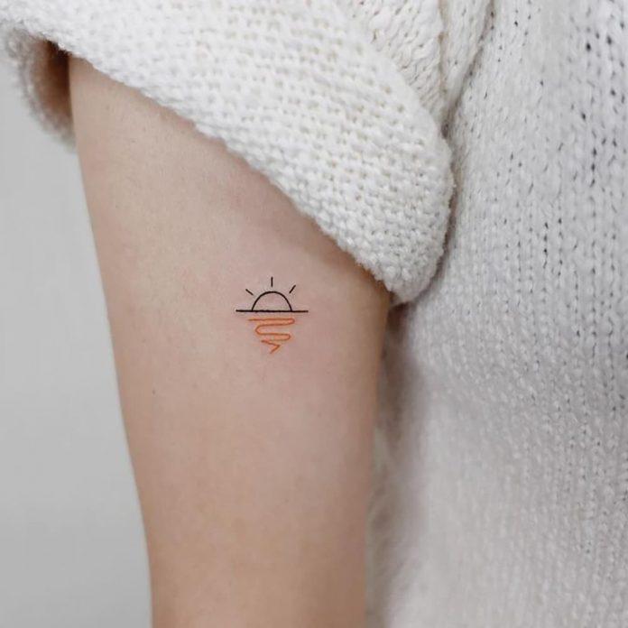 Hình xăm đẹp cho nữ. (Ảnh: Internet)