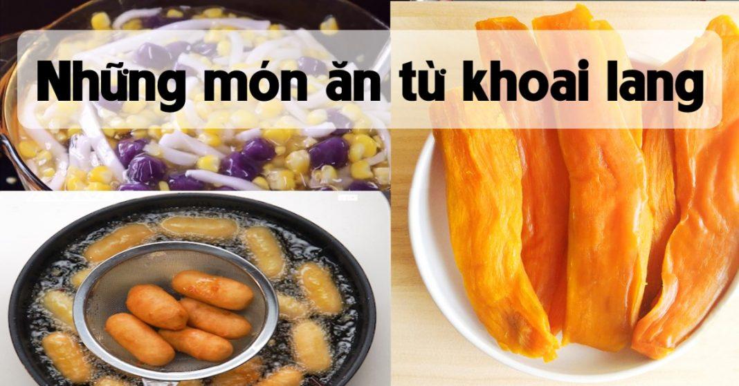 Trổ tài vào bếp với những món ăn từ khoai lang, bạn đã thử chưa? (Nguồn: Internet).