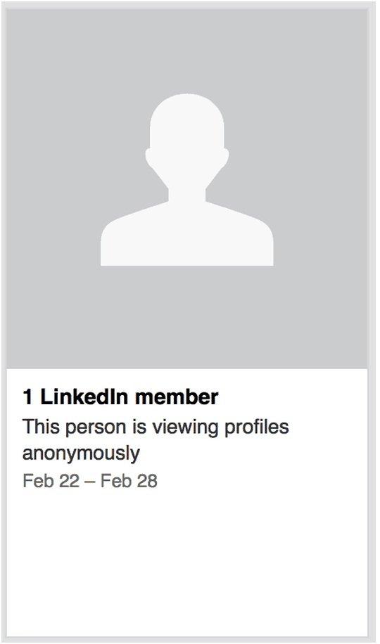 Ẩn danh khi xem hồ sơ của người khác (Ảnh: Internet).