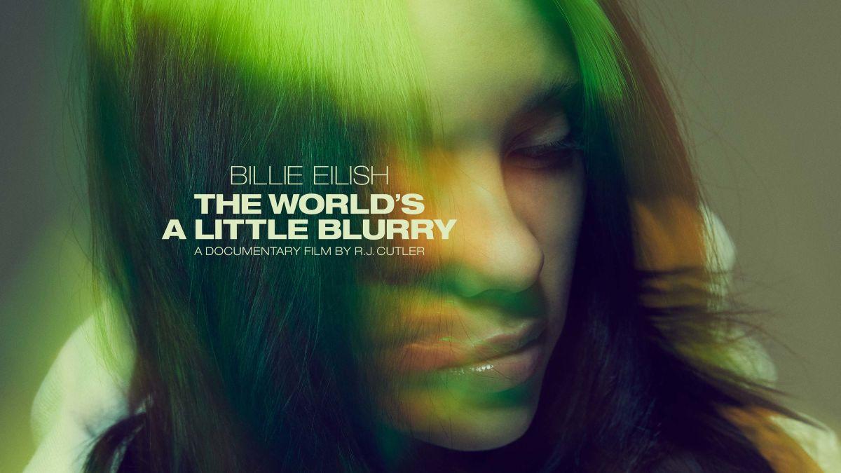 Poster phim tài liệu âm nhạc Billie Eilish- The World’s A Little Blurry (ảnh: internet)