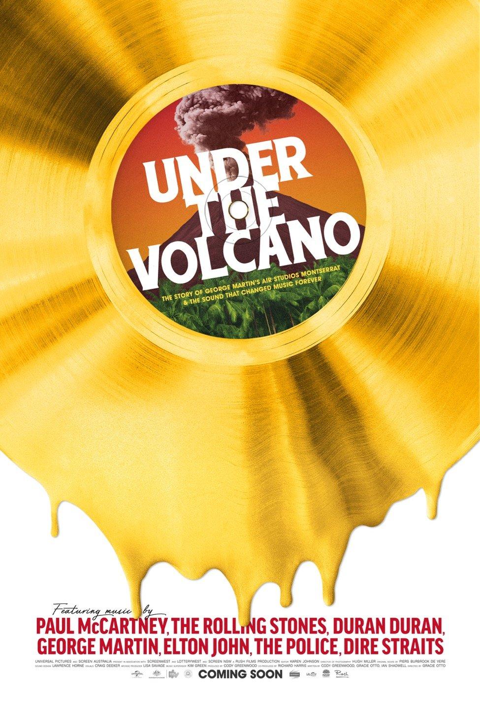 Poster phim tài liệu âm nhạc Under The Volcano (ảnh: internet)