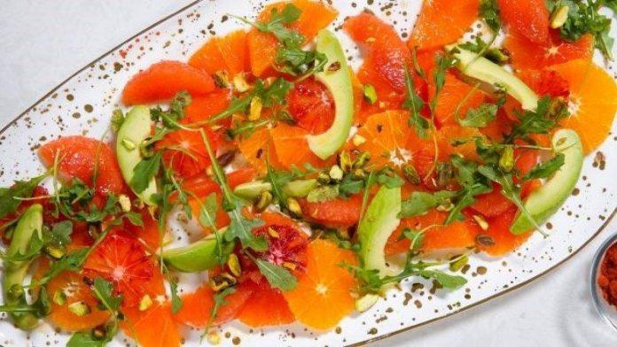 Salad với cam (Ảnh: Internet). Salad với cam (Ảnh: Internet).