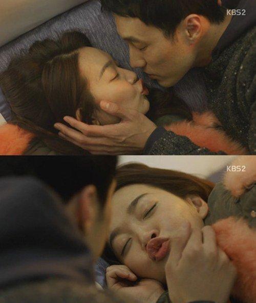 Cảnh hôn của So Ji Sub và Shin Min Ah. (Nguồn: Internet)