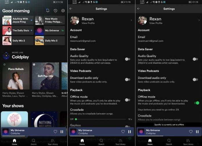 Mượn tài khoản Spotify Premium (Ảnh: Internet).