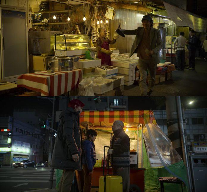 Cá khô ở Chợ Baegun, nơi quay cửa hàng bán cá của mẹ Sang Woo trong bộ phim (Ảnh: Internet).