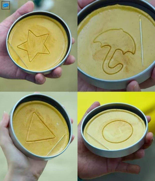 Trò chơi tách kẹo trong phim Squid Game. (Ảnh: Internet). Trò chơi tách kẹo trong phim Squid Game. (Ảnh: Internet).