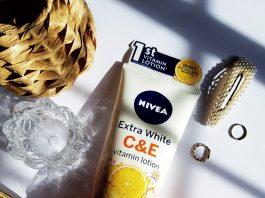 Review sữa dưỡng thể Nivea Extra White Viitamin C&E Lotion (Nguồn: Internet))