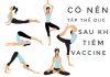 Tập thể dục sau khi tiêm vaccine (Nguồn: Internet)
