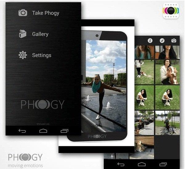 Ứng dụng Phogy 3D Camera trên điện thoại (Ảnh: Internet). Ứng dụng Phogy 3D Camera trên điện thoại (Ảnh: Internet).