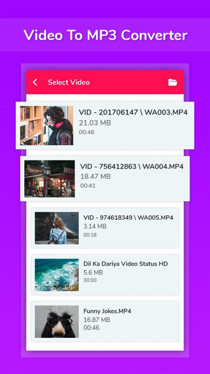 Ứng dụng Video To MP3 Converter trên điện thoại (Ảnh: Internet). Ứng dụng Video To MP3 Converter trên điện thoại (Ảnh: Internet).