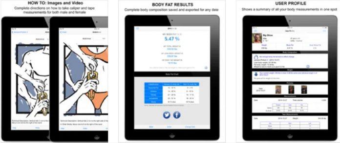 Ứng dụng Body Tracker trên điện thoại (Ảnh: Internet).