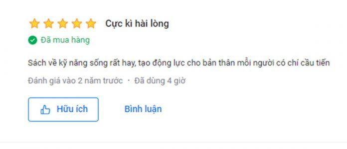 Đánh giá, nhận xét của khách hàng về quyển sách Đừng Lựa Chọn An Nhàn Khi Còn Trẻ (Ảnh: BlogAnChoi)