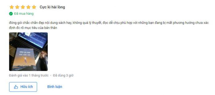 Đánh giá, nhận xét của khách hàng về quyển sách Đừng Lựa Chọn An Nhàn Khi Còn Trẻ (Ảnh: BlogAnChoi)