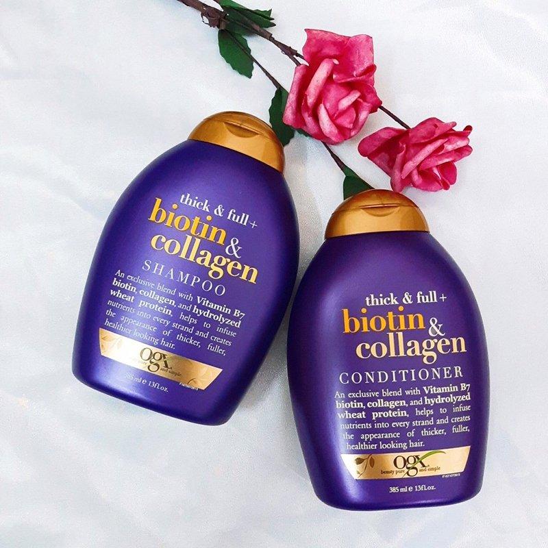 Bộ đôi dầu gội xả nuôi dưỡng tóc Biotin & Collagen (Nguồn: Internet)