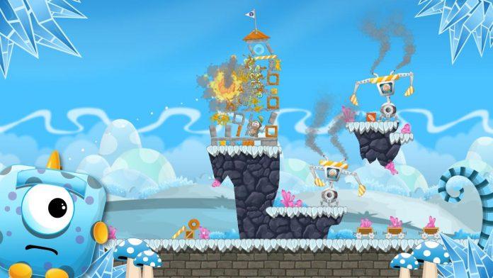 Game Slingshot Monsters trên điện thoại (Ảnh: Internet).