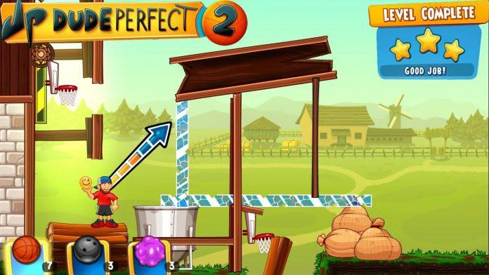 Game Dude Perfect 2 trên điện thoại (Ảnh: Internet).