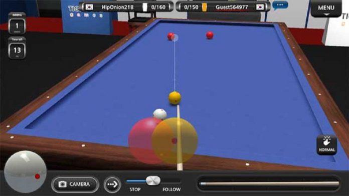 Game bida World Championship Billiards chơi trên điện thoại (Ảnh: Internet).