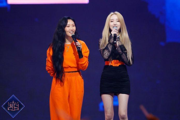 Kei (Lovelyz) và Hwasa (MAMAMOO) là những người bạn bè thân thiết của nhau. (Nguồn: Internet)