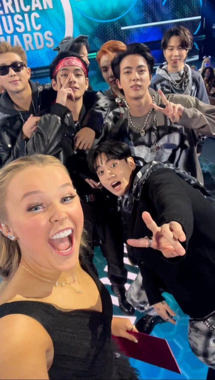 BTS cùng Jojo Siwa (Ảnh: Internet)