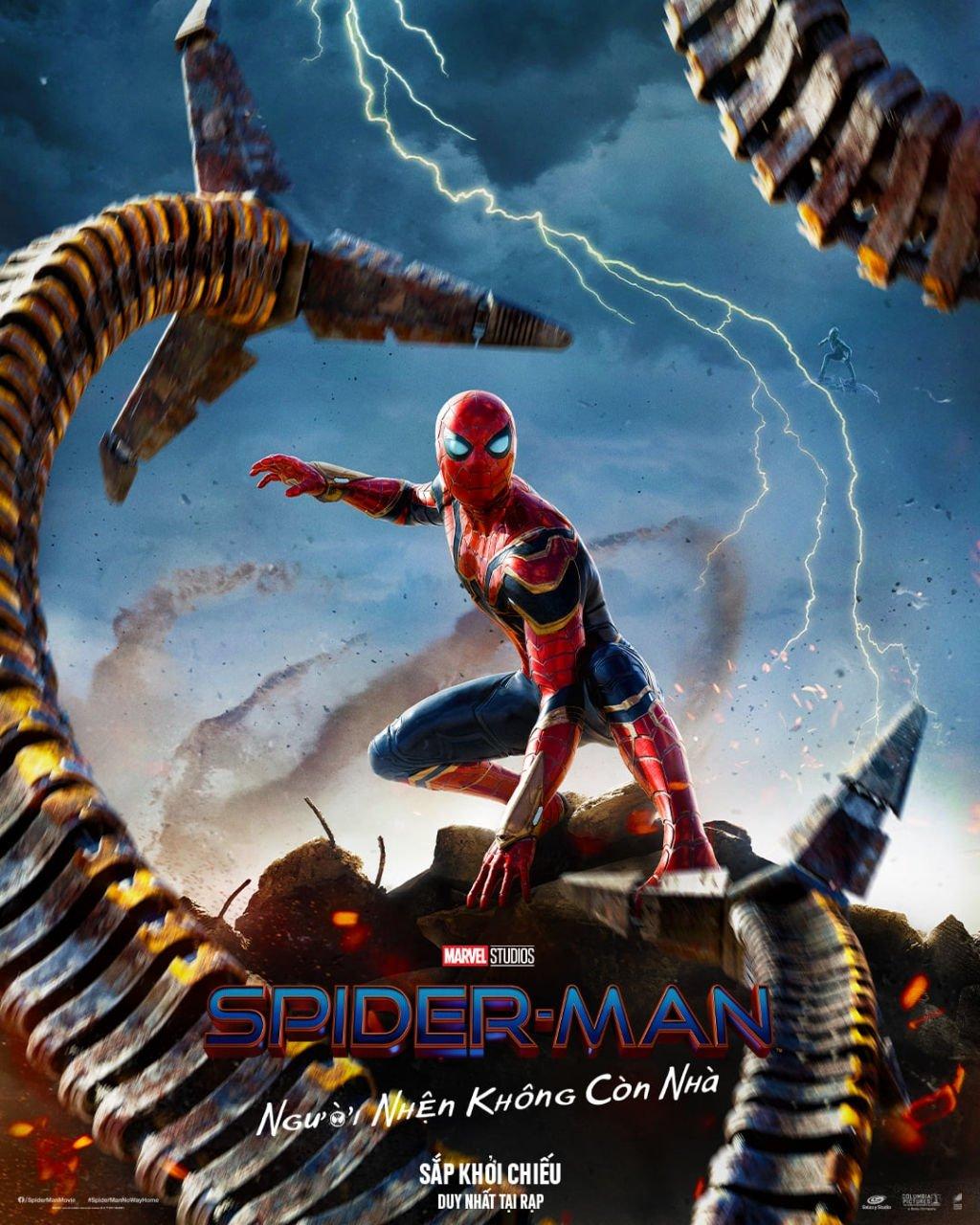 Poster chính thức của Spider-Man: No Way Home tại Việt Nam (Nguồn: Internet)