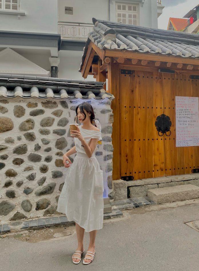 Quán cafe mang đậm chất Hàn Quốc - Ảnh: Vân Hồng Phạm