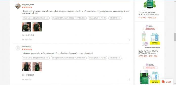 Đánh giá sản phẩm từ khách hàng (Nguồn: Internet)