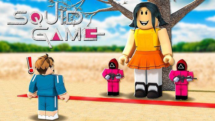 Game Roblox phiên bản Squid Games trên điện thoại (Ảnh: Internet).