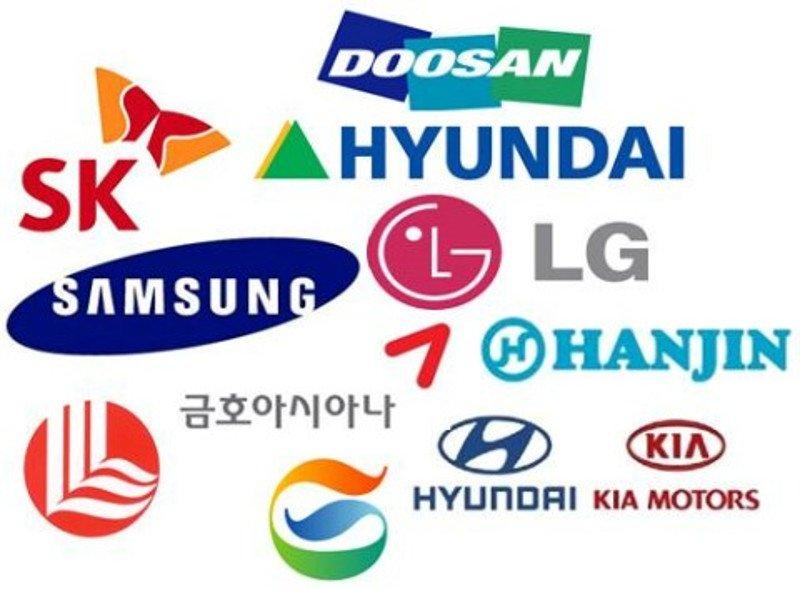 Những tập đoàn chaebol tại Hàn Quốc (Ảnh: Internet)