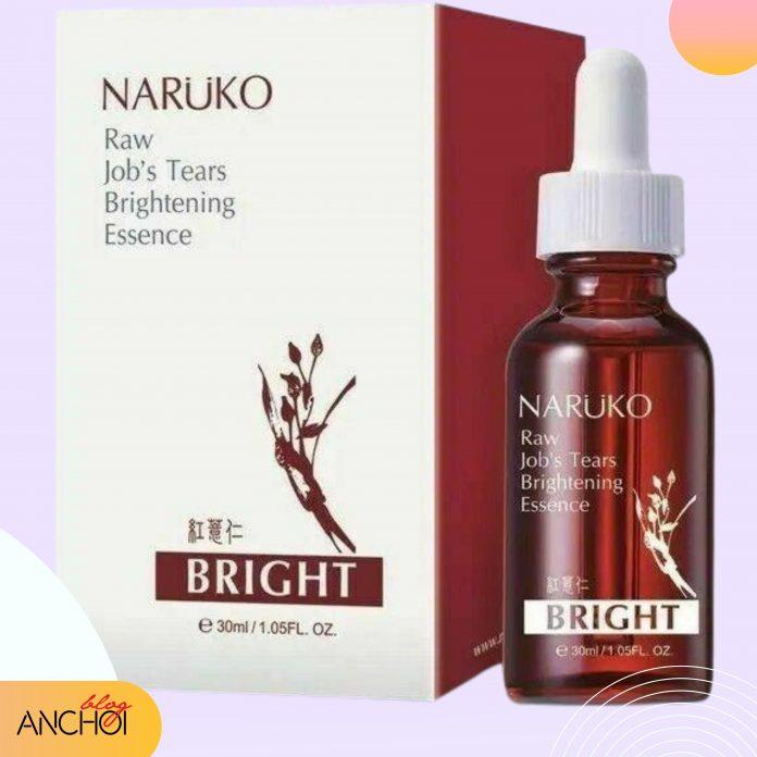 Thiết kế sang chảnh của tinh chất Naruko Raw Job’s Tears Brightening Essence (Nguồn: BlogAnChoi)