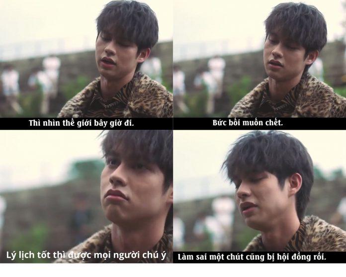 Tưởng chỉ là những lời nói thông thường, lời thoại của nam chính khiến nhiều khán giả phải suy ngẫm (Ảnh: BlogAnChoi)