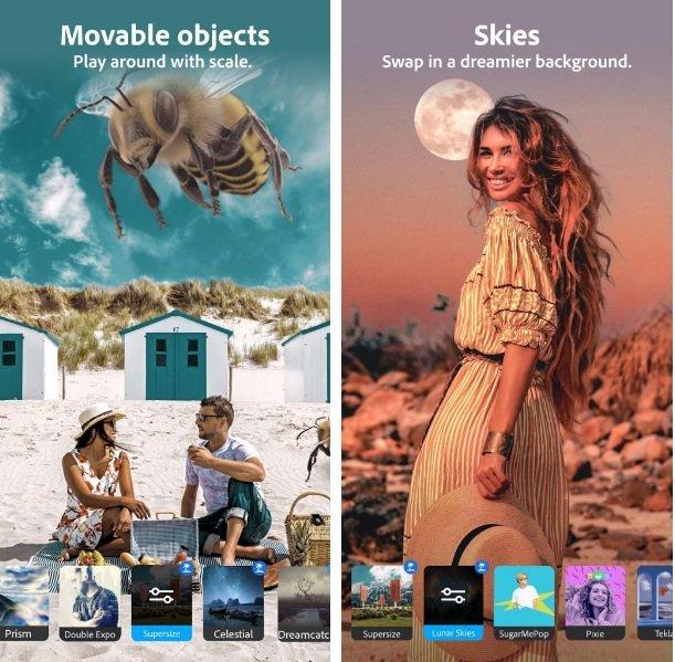 Ứng dụng Adobe Photoshop Camera trên điện thoại (Ảnh: Internet). Ứng dụng Adobe Photoshop Camera trên điện thoại (Ảnh: Internet).