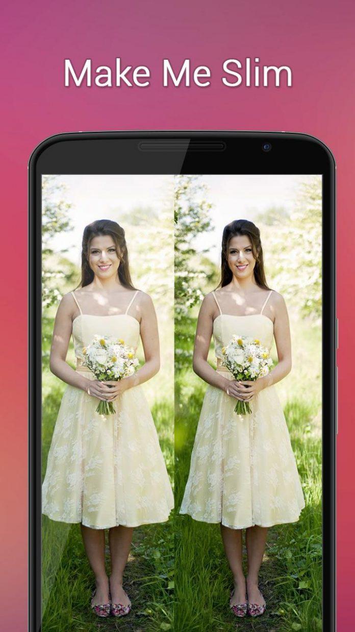 Ứng dụng Make Me Slim Photo Editor trên điện thoại (Ảnh: Internet). Ứng dụng Make Me Slim Photo Editor trên điện thoại (Ảnh: Internet).