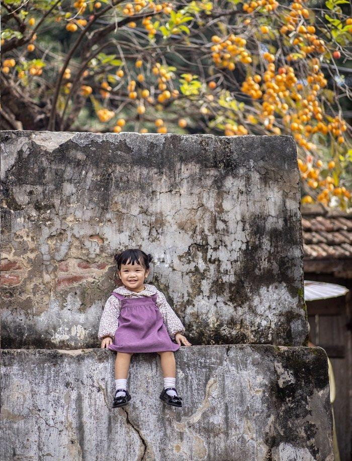 Bé Vy - con gái của anh Tuấn vô cùng đáng yêu khi được chụp ảnh (Nguồn: Thanh Tuấn).