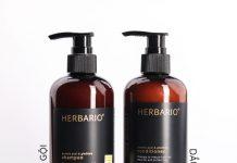 Bộ gội xả Herbario có thiết kế cứng cáp dạng vòi nhấn tiện dụng (nguồn: Internet).