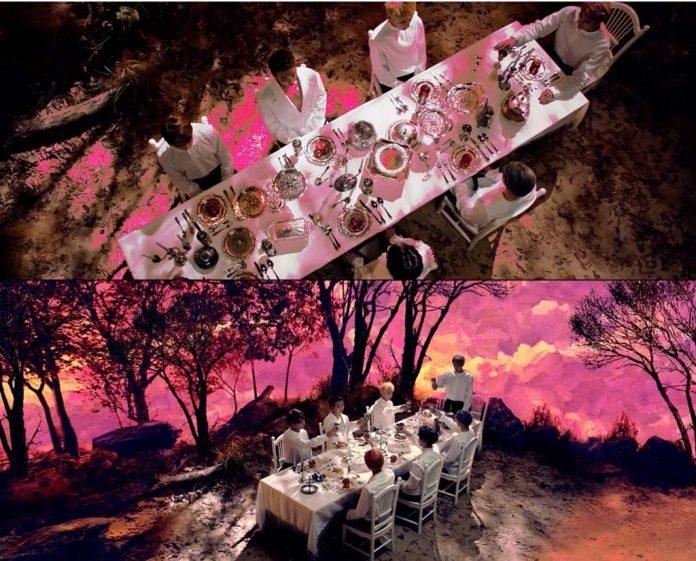 Hình ảnh trong MV "Blood sweat and tears" của BTS (Ảnh: Internet)