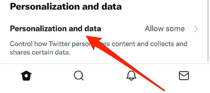 Mục Cá nhân hóa và Dữ liệu trong Twitter (Ảnh: Internet). Mục Cá nhân hóa và Dữ liệu trong Twitter (Ảnh: Internet).