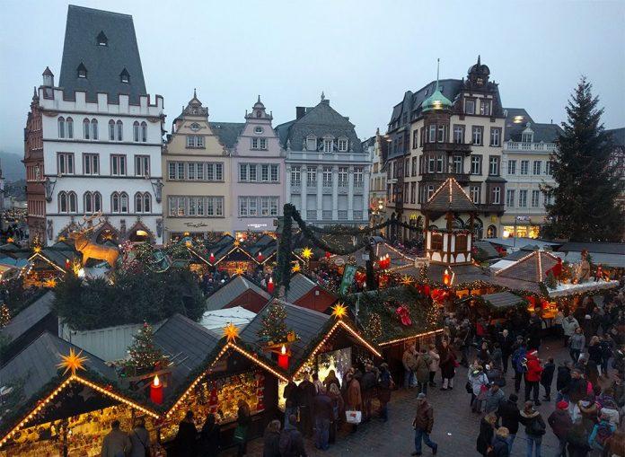 Chợ Giáng Sinh Trier (Đức) (Ảnh: Internet).