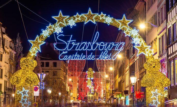 Chợ Giáng Sinh Strasbourg (Pháp) (Ảnh: Internet).