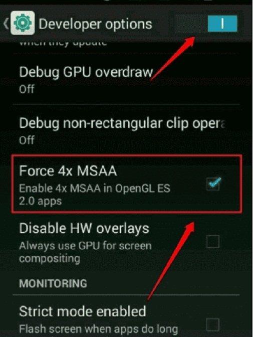 Force 4x nằm trong chế độ dành cho nhà phát triển (Ảnh: Internet).