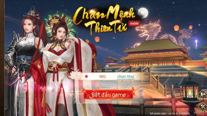 Giao diện game hẹn hò Chân Mệnh Thiên Tử (ảnh: internet)