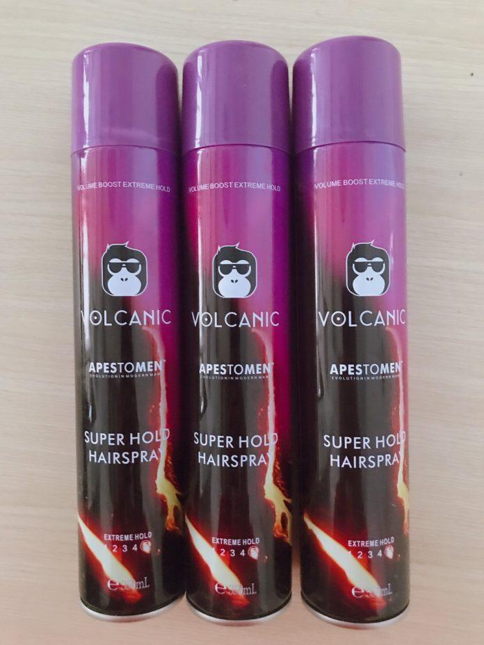 Gôm xịt tóc Volcanic Apestomen là lựa chuộng của rất nhiều bạn nam với nhiều kiểu tóc khác nhau (Nguồn: internet)