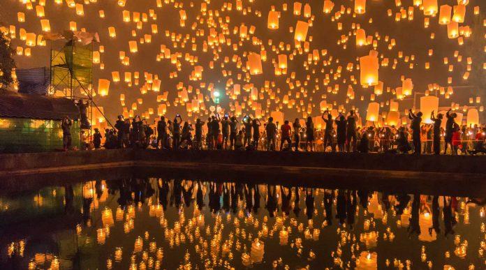 Lễ hội Loykrathong ở Thái Lan (Nguồn Internet).